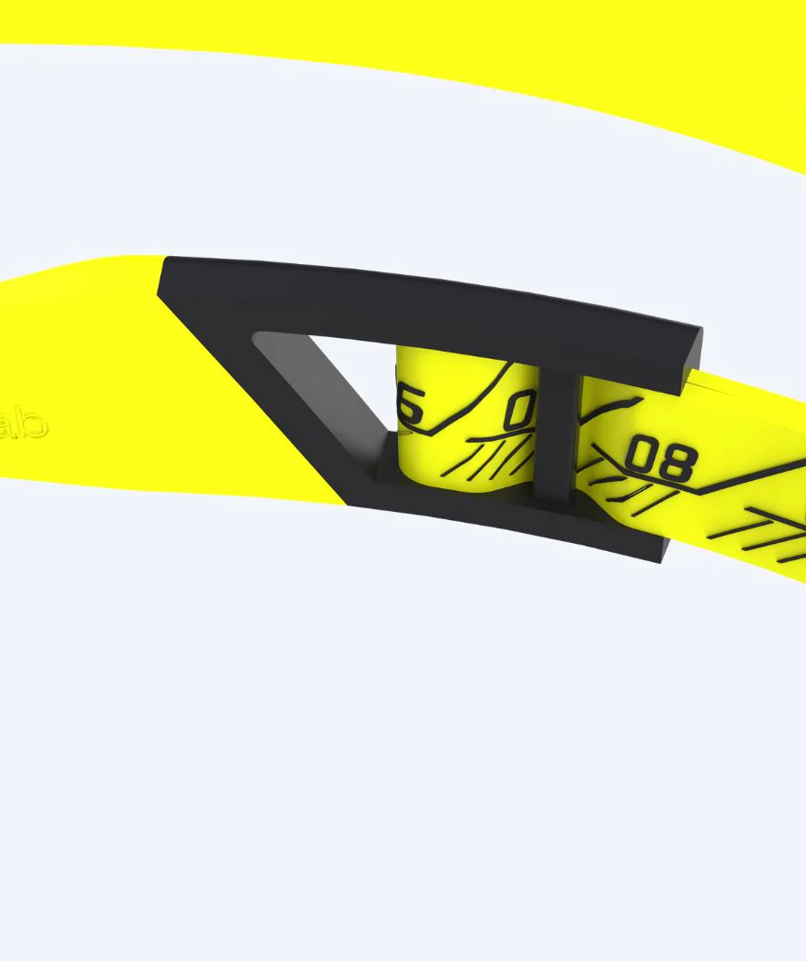 Speedo Elite okulary do pływania - Fastskin Pure Focus Mirror - Żółty/czarny - Image 5