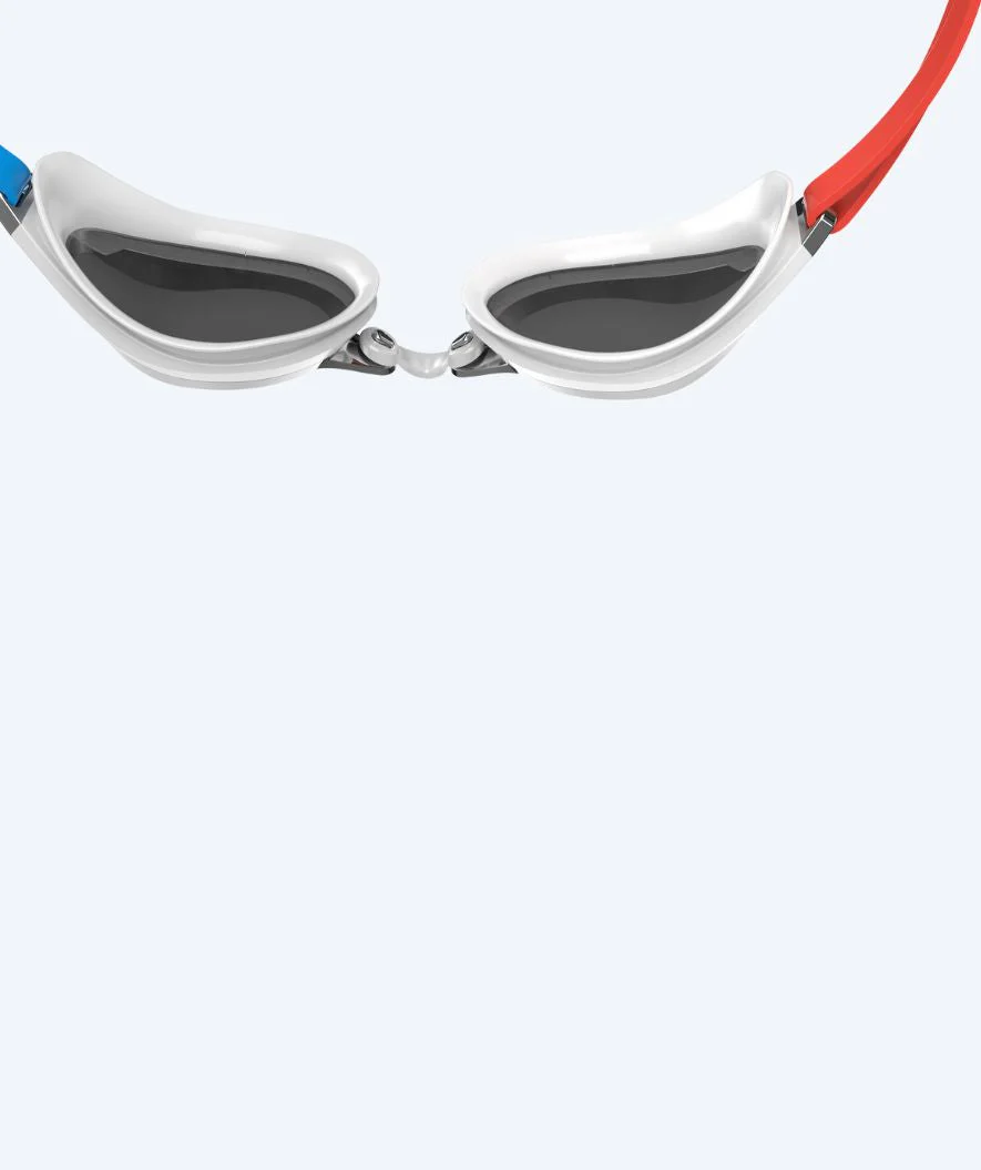 Speedo Elite okulary do pływania - Fastskin Speedsocket 2 Mirror - Czerwone/niebieske - Image 4