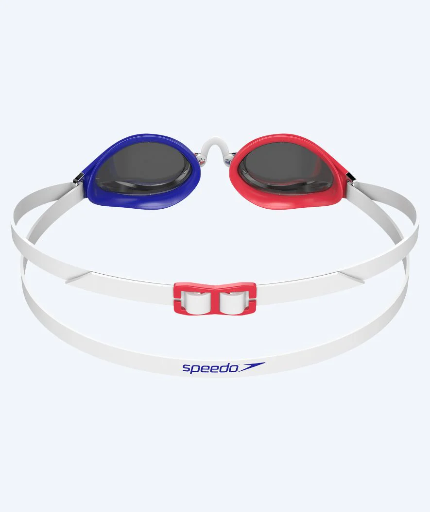 Speedo Elite okulary do pływania - Fastskin Speedsocket 2 Mirror - Niebieskie/czerwone - Image 3