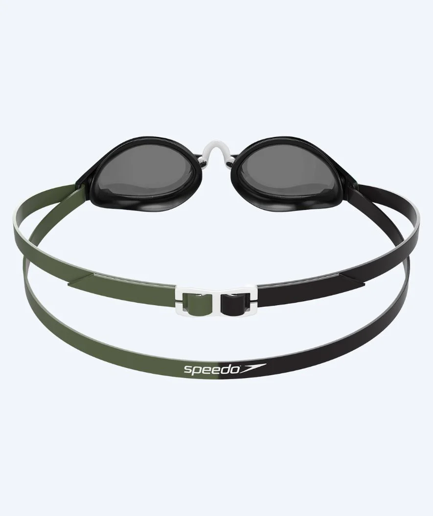 Speedo Elite okulary do pływania - Fastskin Speedsocket 2 Mirror - Zielone/czarne - Image 3