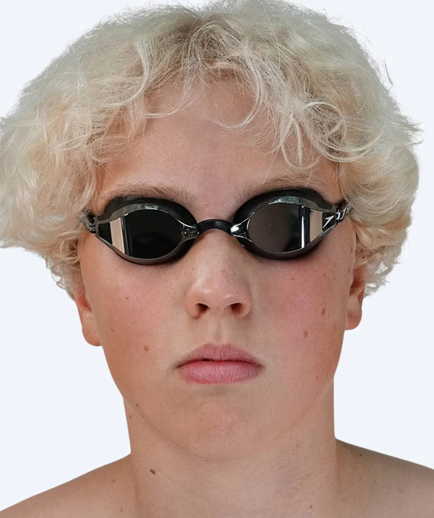 Speedo Elite okulary do pływania - Fastskin Speedsocket 2 Mirror - Złote/czarne - Image 6