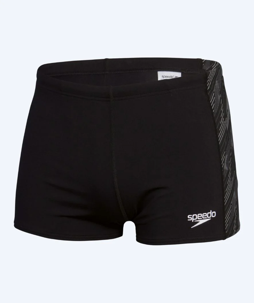 Speedo kąpielówki męskie - Hyperboom Panel - Czarne/białe - Image 5