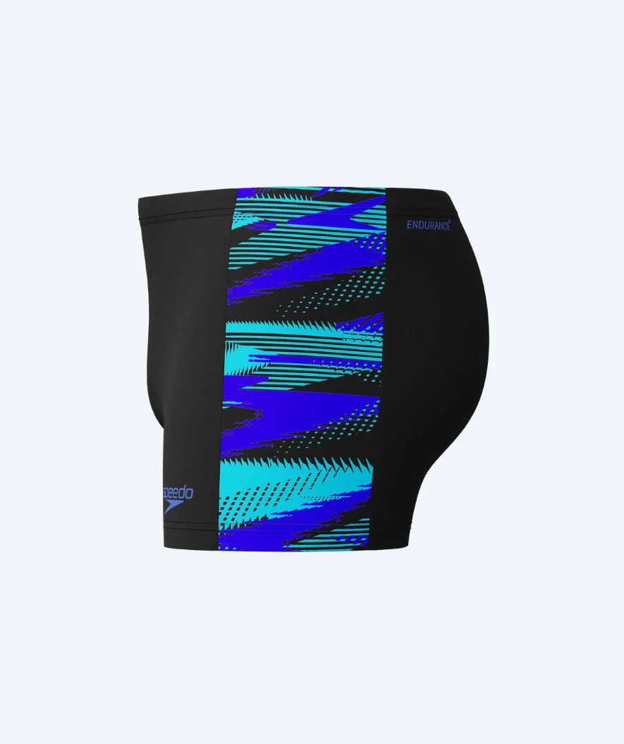 Speedo kąpielówki męskie - Hyperboom Panel - Czarne/niebieskie - Image 3