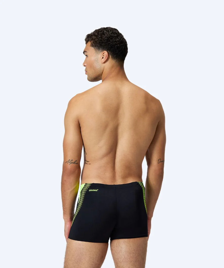 Speedo kąpielówki męskie - Hyperboom Splice - Czarne/żółte - Image 2