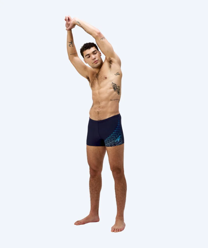 Speedo kąpielówki męskie - Medley Logo - Ciemnoniebieski/niebieski - Image 3