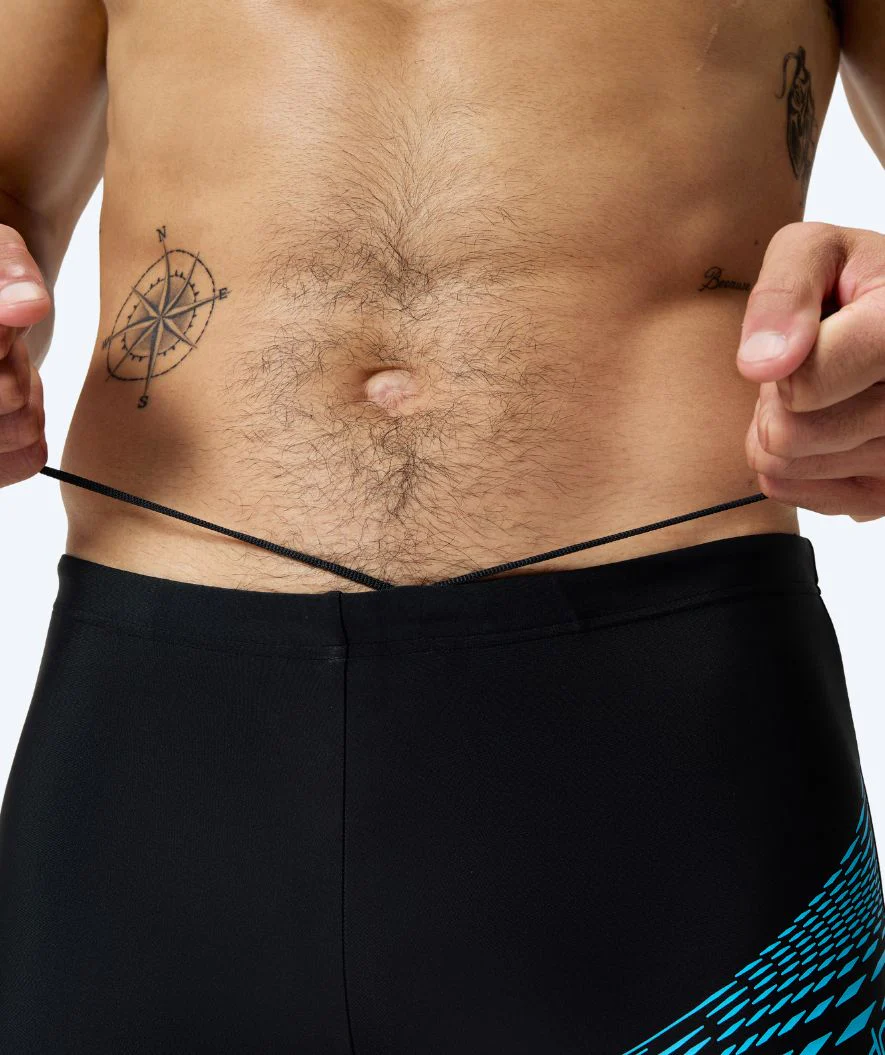 Speedo kąpielówki męskie - Medley Logo - Czarne/jasnoniebieskie - Image 4