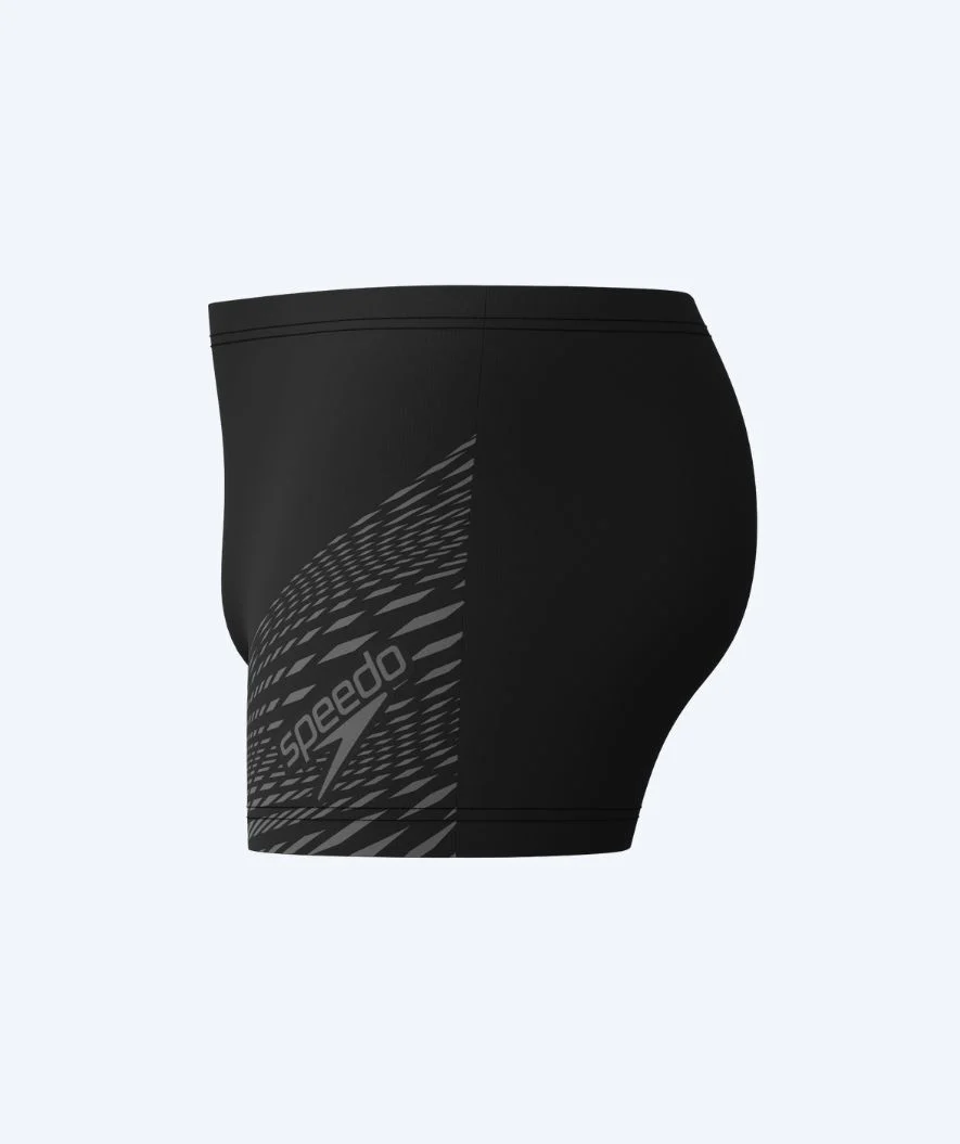 Speedo kąpielówki męskie - Medley Logo - Czarne/szare - Image 6