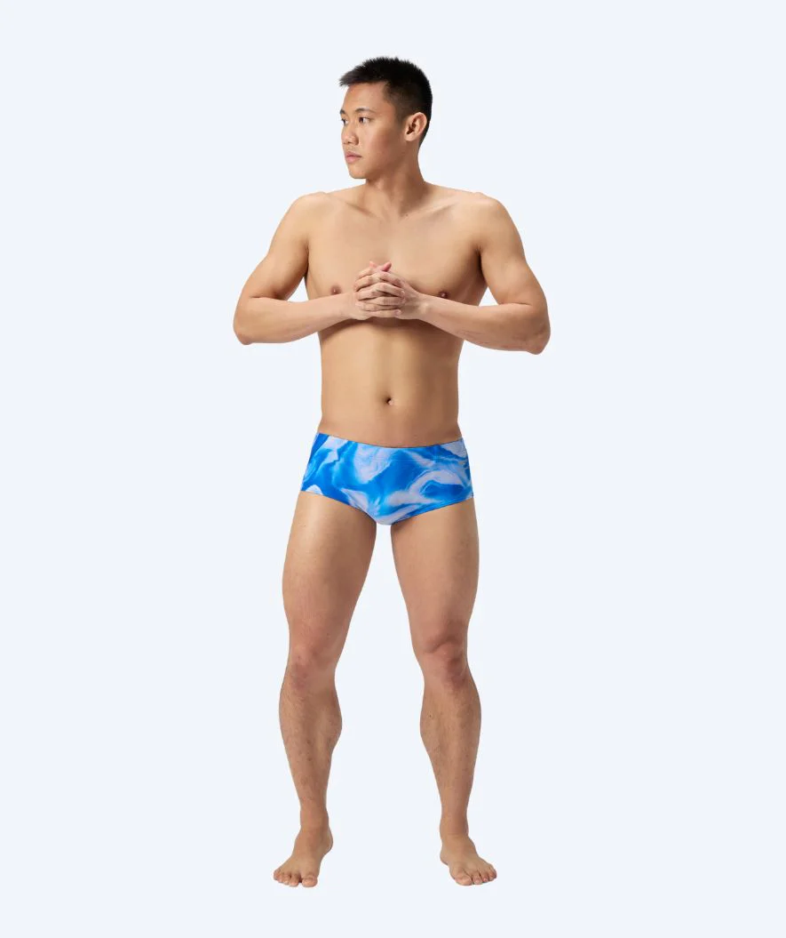 Speedo kąpielówki męskie - ML Printed - Jasnoniebieskie/białe - Image 3
