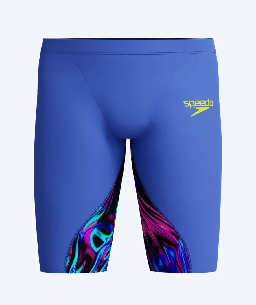Speedo kąpielówki na zawody dla chłopców - LZR Ignite - Niebieski/Wielokolorowy - Image 3