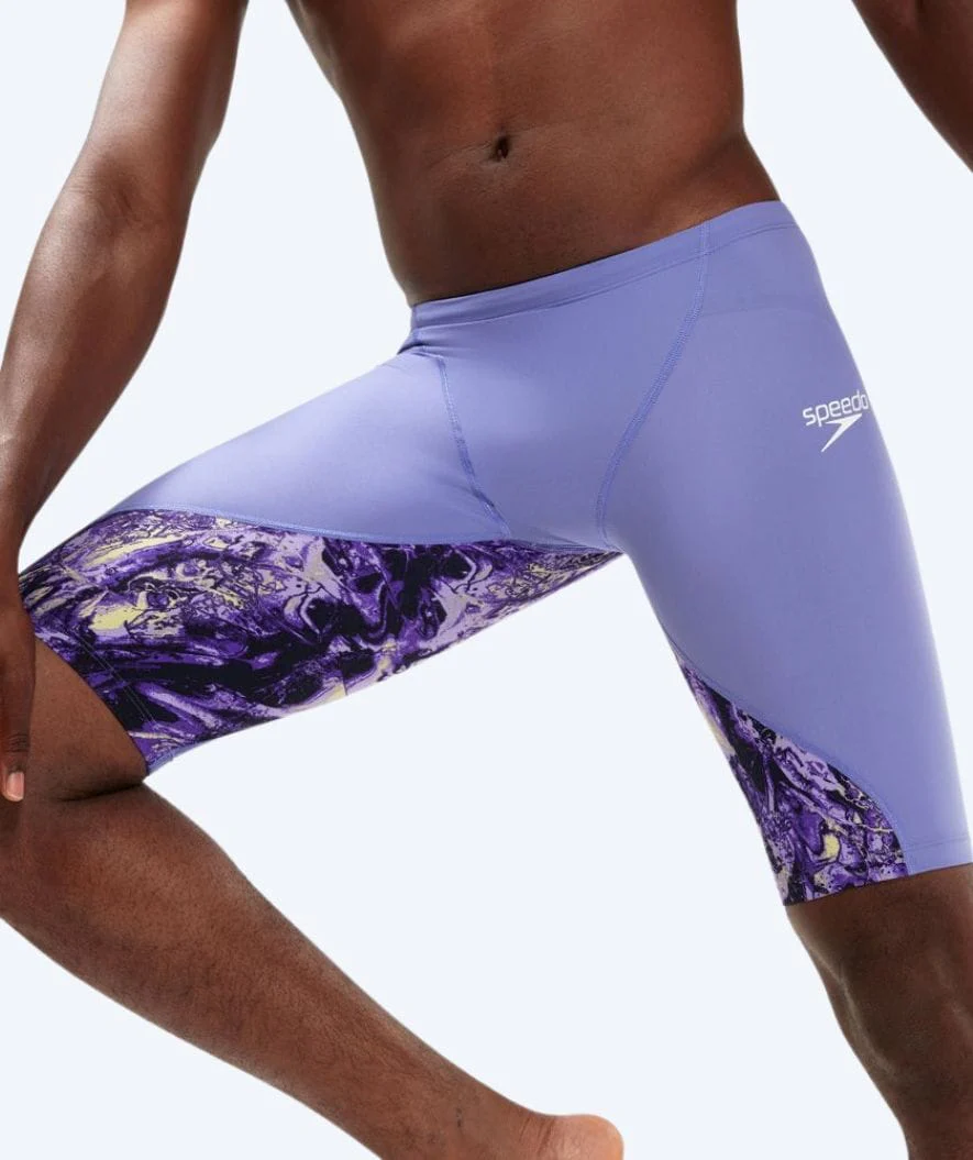 Speedo kąpielówki na zawody dla mężczyzn - LZR Ignite - Fioletowy/zółty - Image 5