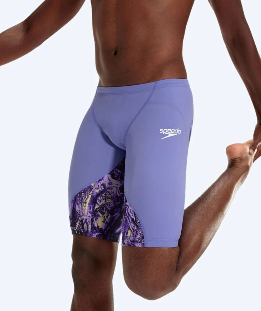 Speedo kąpielówki na zawody dla mężczyzn - LZR Ignite - Fioletowy/zółty - Image 6