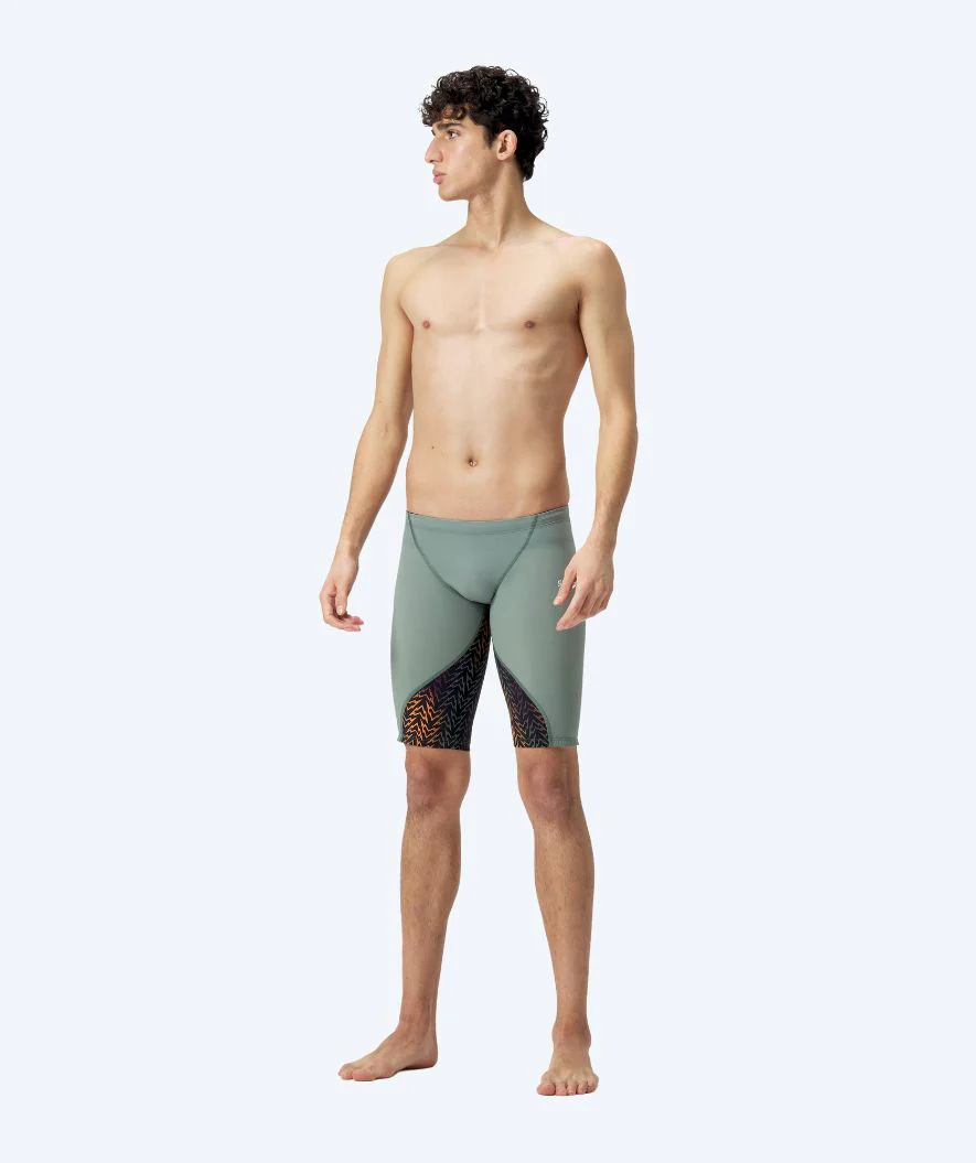 Speedo kąpielówki na zawody dla mężczyzn - LZR Ignite - Zielony/pomarańczowy - Image 3