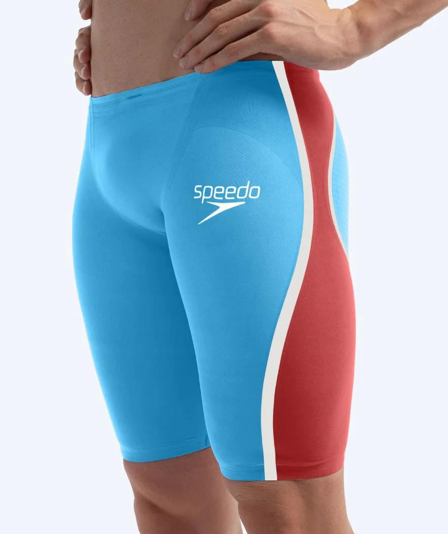 Speedo kąpielówki na zawody dla mężczyzn - LZR Pure Intent 2.0 - Niebiesko/czerwone - Image 3