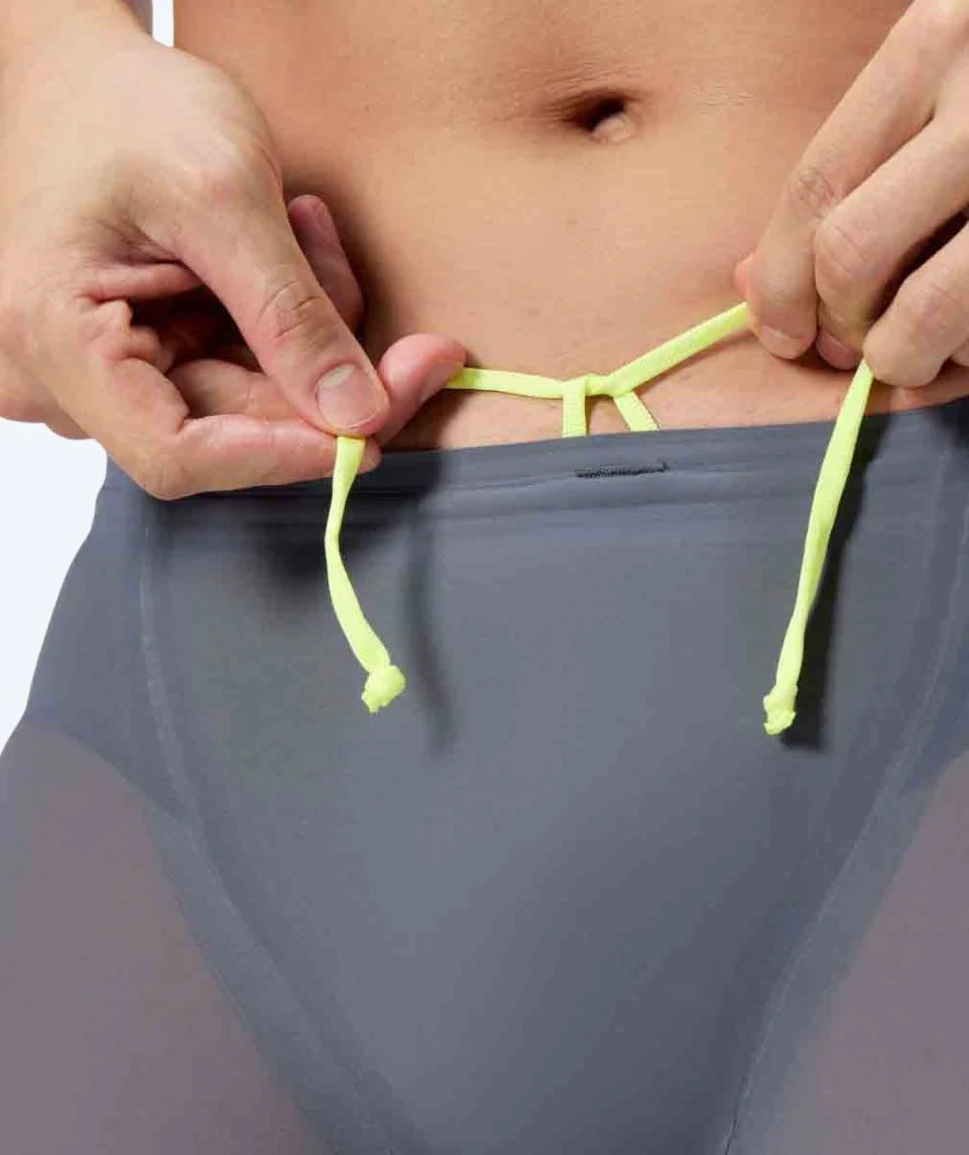 Speedo kąpielówki na zawody dla mężczyzn - LZR Pure Valor 2.0 - Szary/żółty - Image 5