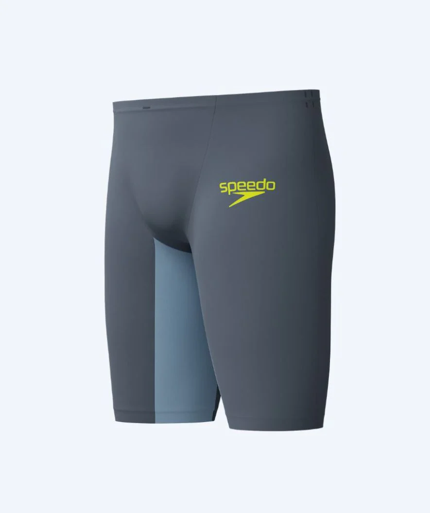 Speedo kąpielówki na zawody dla mężczyzn - LZR Pure Valor 2.0 - Szary/żółty - Image 7