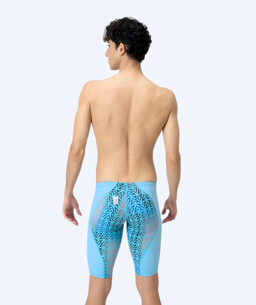 Speedo kąpielówki na zawody dla mężczyzn - LZR Ignite - Niebieski/Pomarańczowy - Image 2
