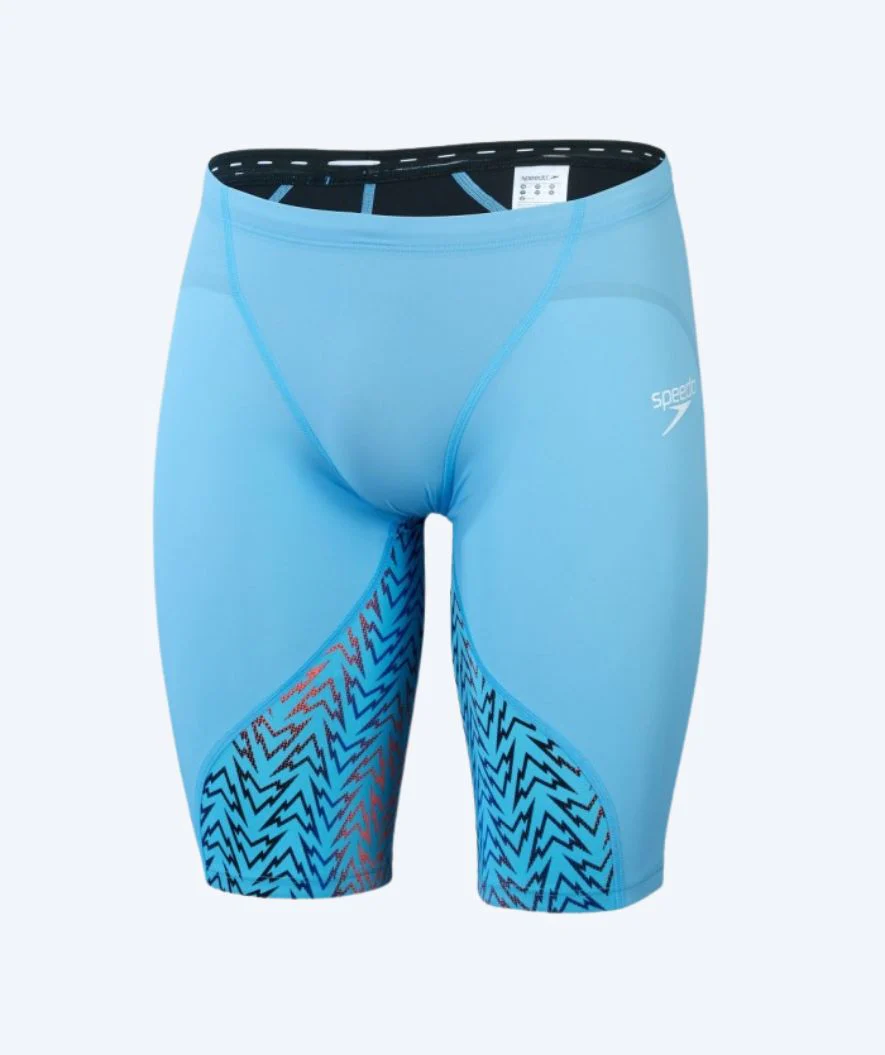 Speedo kąpielówki na zawody dla mężczyzn - LZR Ignite - Niebieski/Pomarańczowy - Image 7