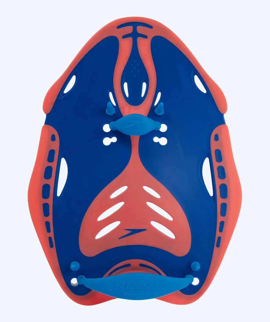 Speedo łapki do pływania - Biofuse Power - Niebieskie/pomarańczowe - Image 3