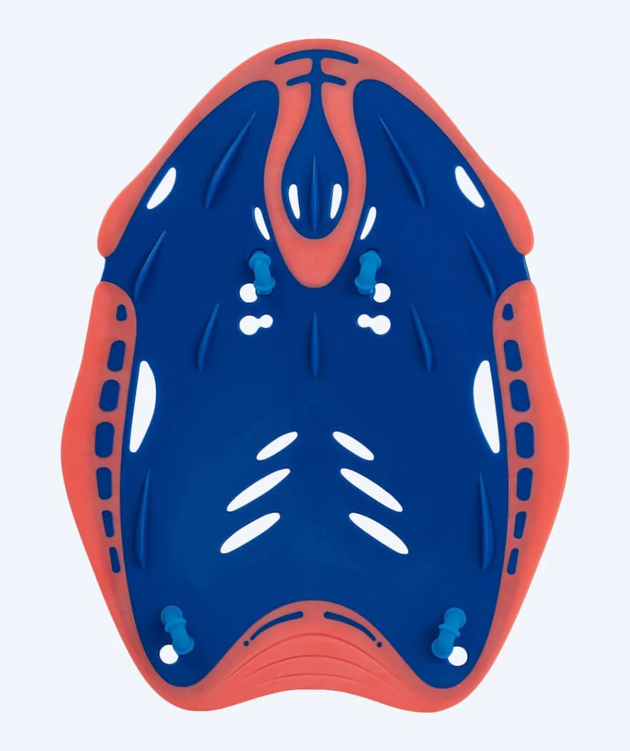 Speedo łapki do pływania - Biofuse Power - Niebieskie/pomarańczowe - Image 4