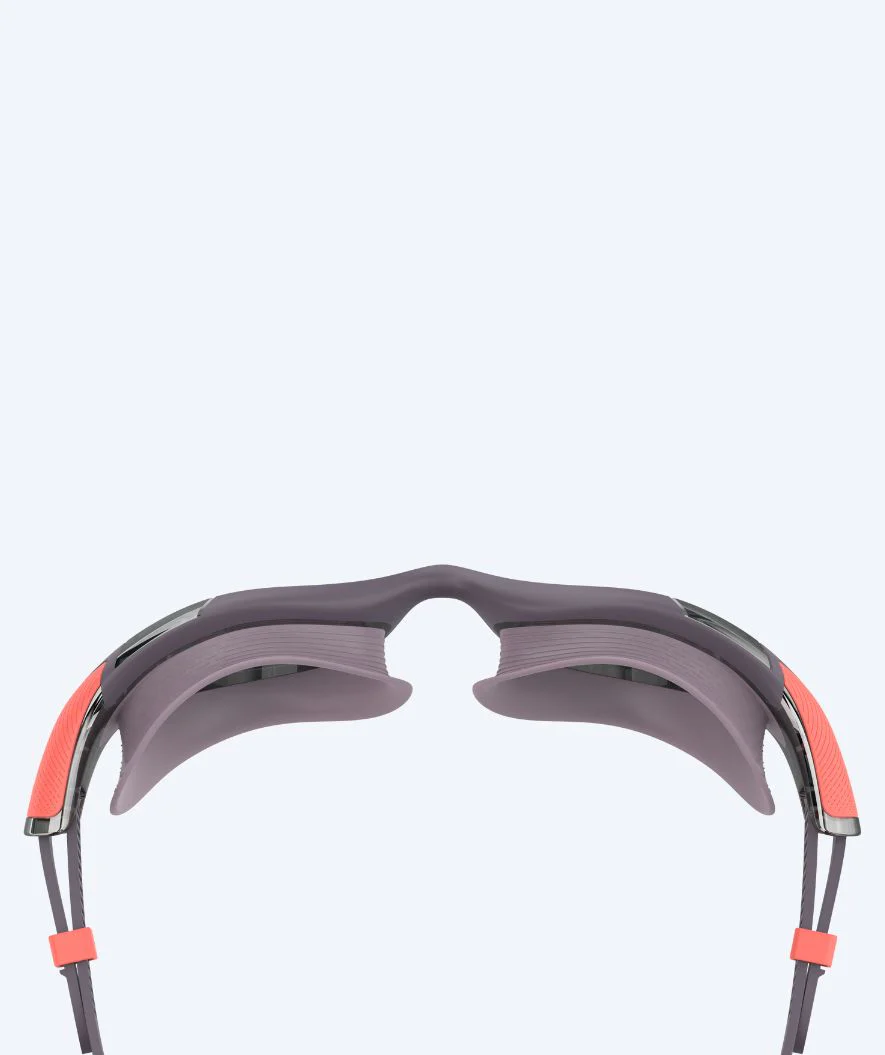 Speedo okulary do pływania damskie treningowe - Biofuse 2.0 Mirror - Fioletowe/pomarańczowe - Image 4