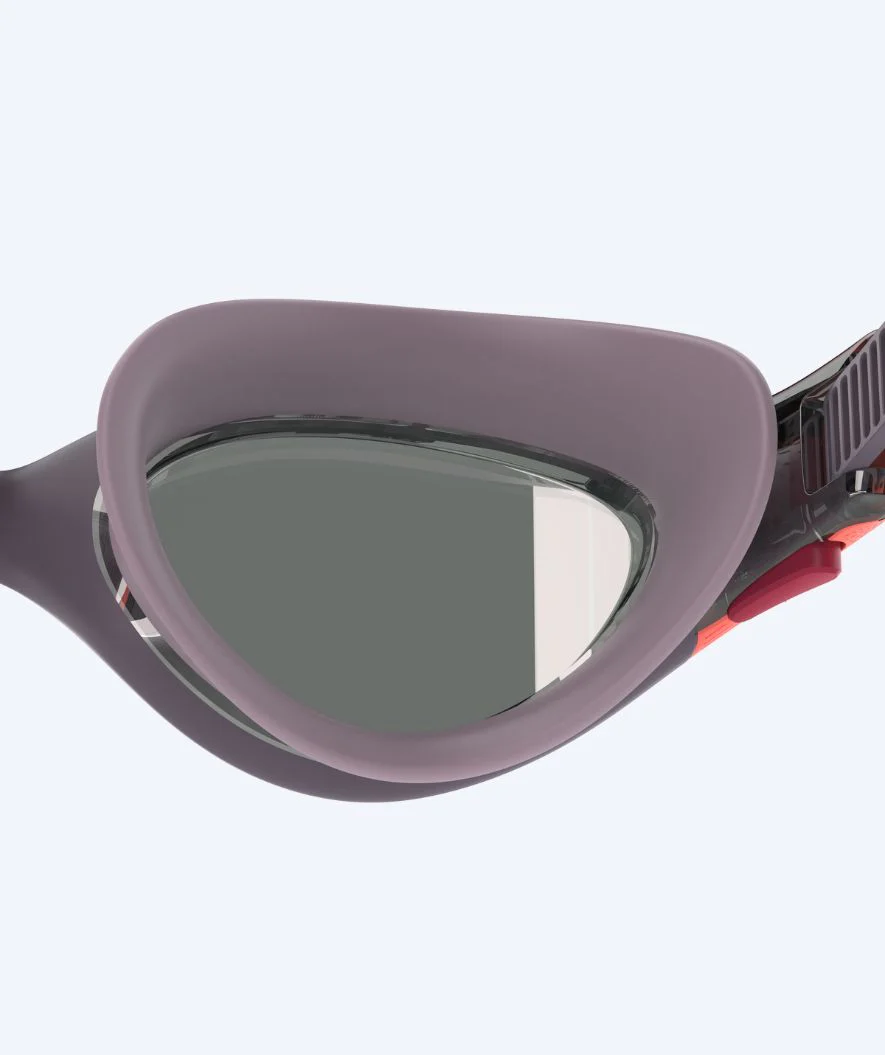 Speedo okulary do pływania damskie treningowe - Biofuse 2.0 Mirror - Fioletowe/pomarańczowe - Image 5