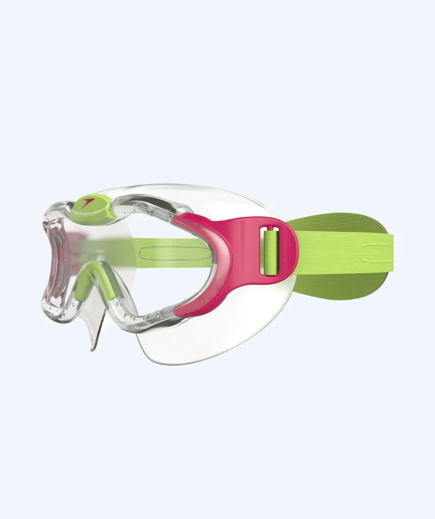 Speedo okulary do pływania dla dzieci (2-6) - Sea Squad Mask - Przezroczysty/różowy - Image 2