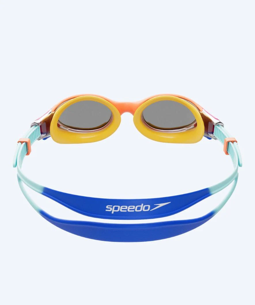 Speedo okulary do pływania dla dzieci (6-14) - Biofuse 2.0 Mirror - Pomarańczowy/ciemnoniebieski - Image 2