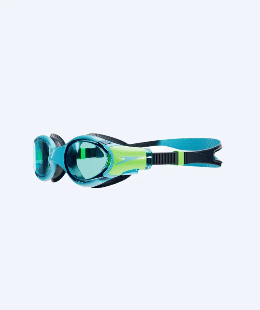 Speedo okulary do pływania dla dzieci (6-14) - Biofuse 2.0 - Zielony/niebieski - Image 2