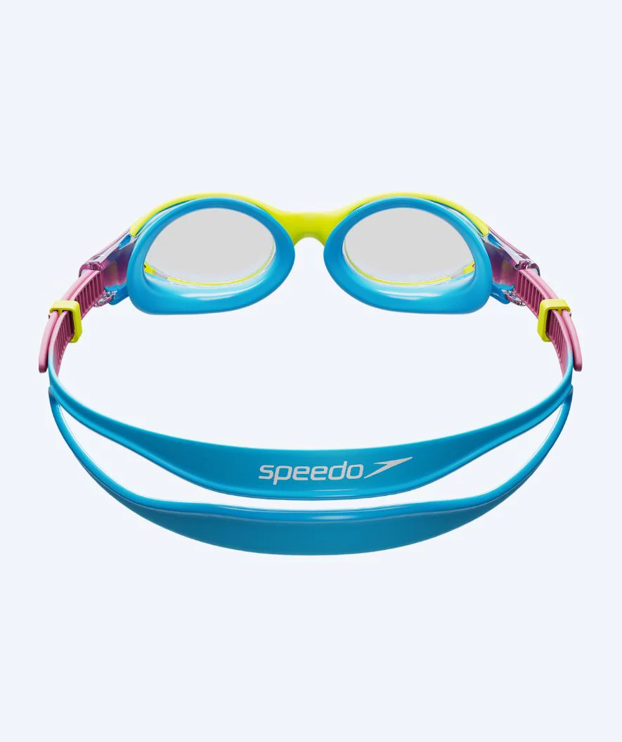 Speedo okulary do pływania dla dzieci (6-14) - Biofuse 2.0 - Żółty/niebieski - Image 2
