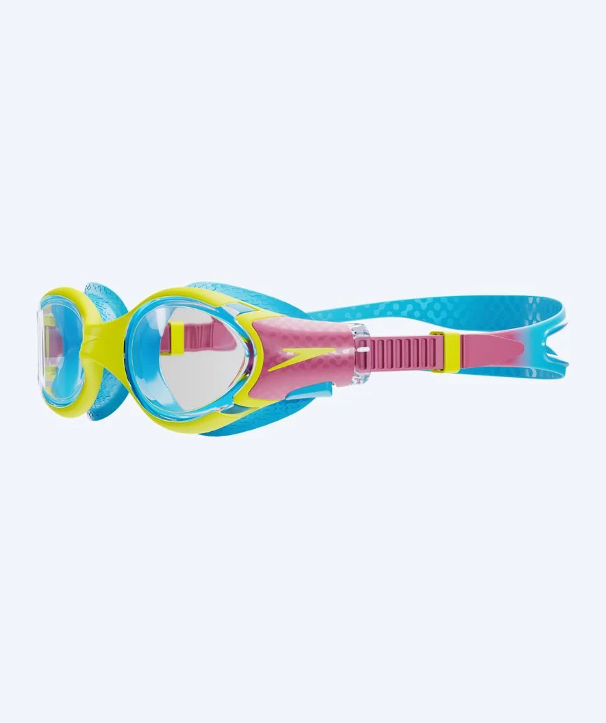 Speedo okulary do pływania dla dzieci (6-14) - Biofuse 2.0 - Żółty/niebieski - Image 3