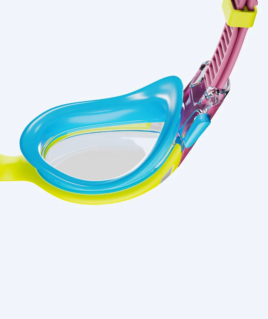 Speedo okulary do pływania dla dzieci (6-14) - Biofuse 2.0 - Żółty/niebieski - Image 4