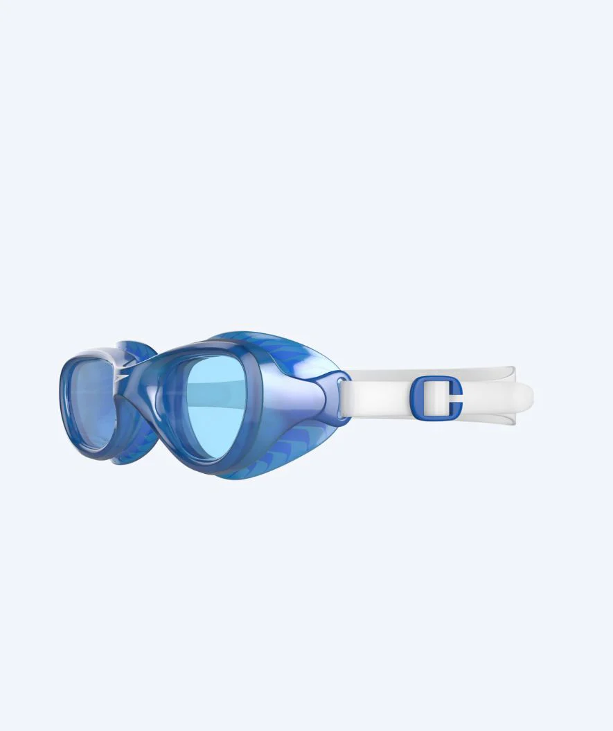 Speedo okulary do pływania dla dzieci (6-14) - Futura Classic - Biały/niebieski - Image 3