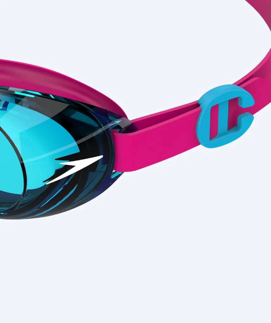 Speedo okulary do pływania dla dzieci (6-14) - Jet 2.0 - Jasnoróżowy/niebieski - Image 4