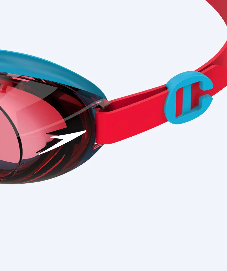 Speedo okulary do pływania dla dzieci (6-14) - Jet 2.0 - Niebieski/czerwony - Image 2