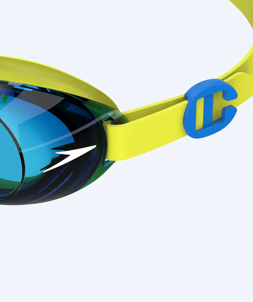 Speedo okulary do pływania dla dzieci (6-14) - Jet 2.0 - Żółty/niebieski - Image 4
