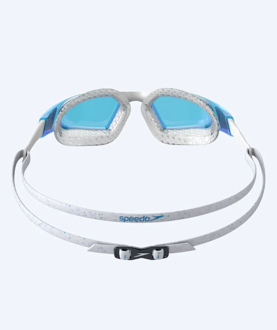 Speedo okulary do pływania na wodach otwartych - AquaPulse Pro - Biały/niebieski - Image 3