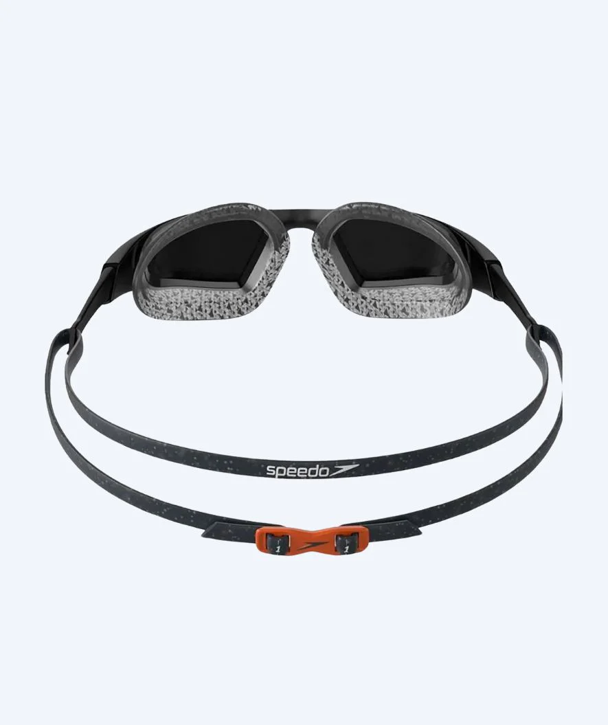 Speedo okulary do pływania na wodach otwartych - AquaPulse Pro - Czarny/złoty (Mirror soczewka) - Image 2