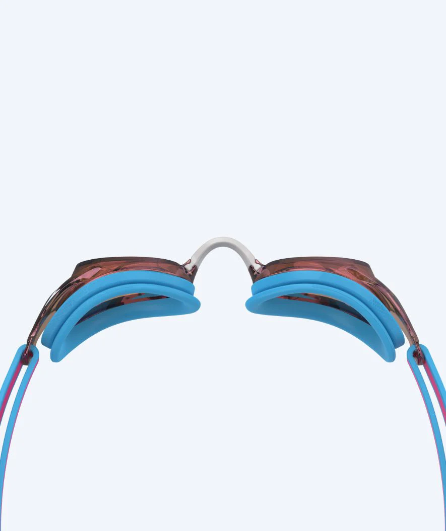 Speedo okulary do pływania na zawody dla dzieci (6-14) - Vanquisher 3.0 Mirrored - Jasnoróżowy/brązowy metaliczny - Image 2