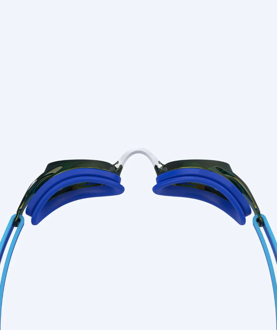 Speedo okulary do pływania na zawody dla dzieci (6-14) - Vanquisher 3.0 Mirrored - Niebieski/złoty - Image 2