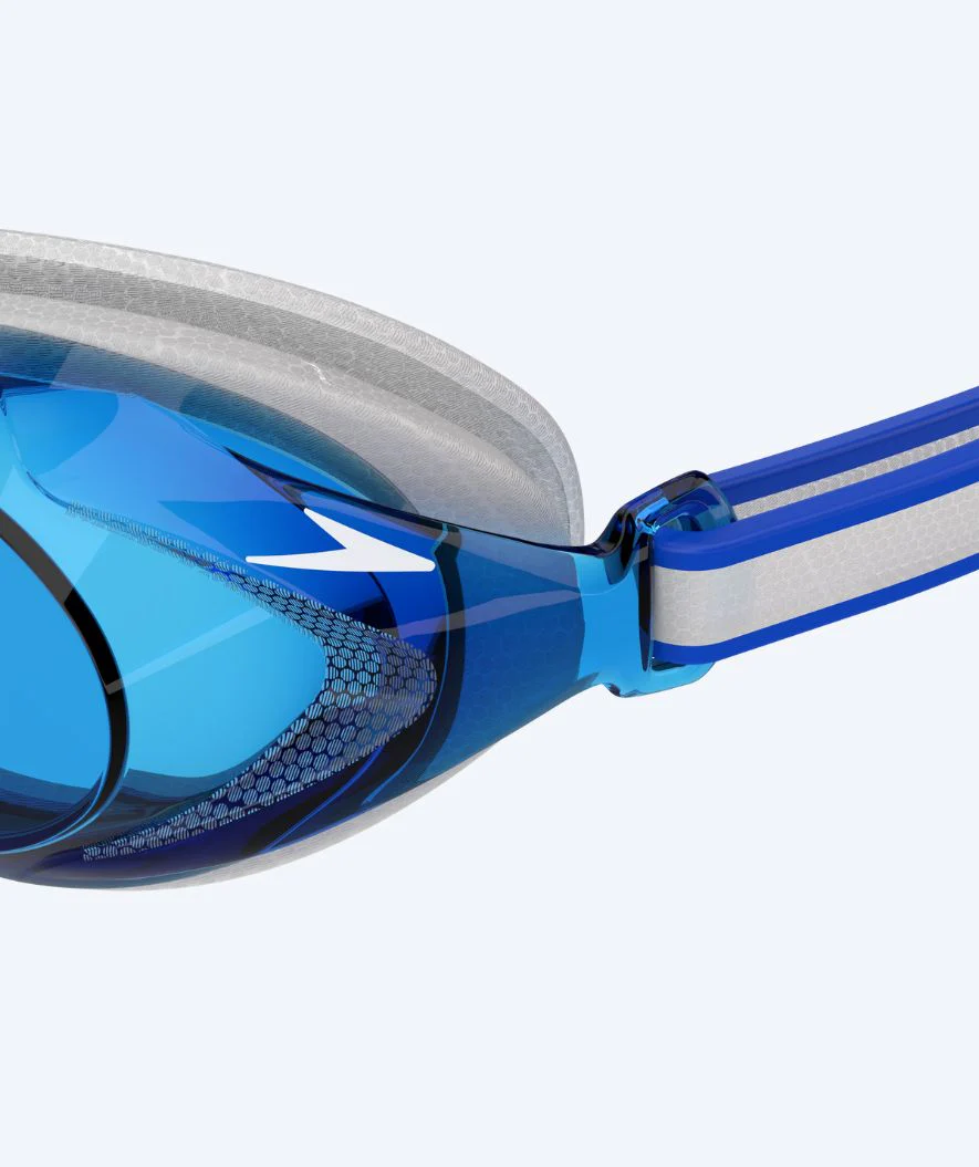 Speedo okulary do pływania na zawody dla dzieci (6-14) - Vanquisher 3.0 - Szary/niebieski - Image 3