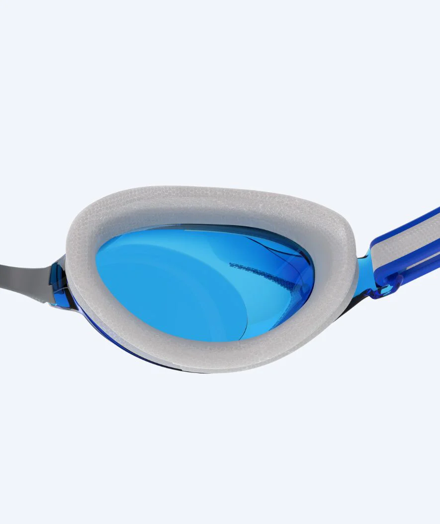 Speedo okulary do pływania na zawody dla dzieci (6-14) - Vanquisher 3.0 - Szary/niebieski - Image 4