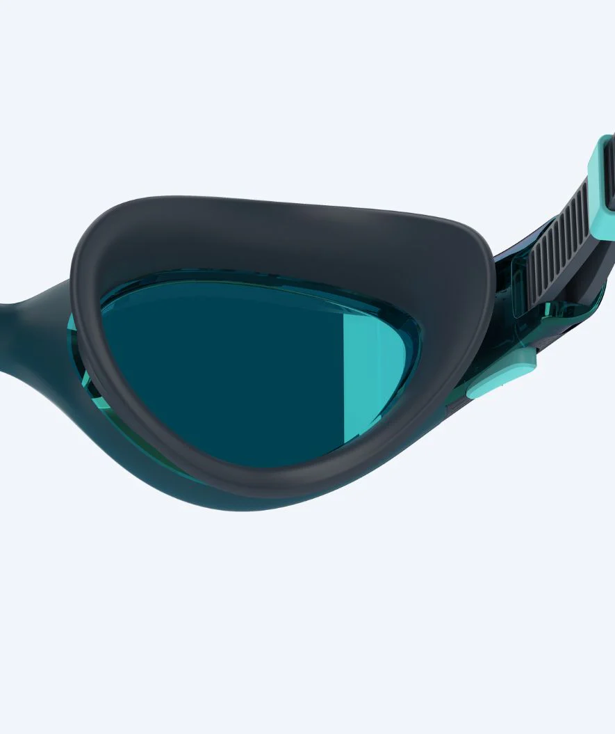 Speedo okulary do pływania treningowe - Biofuse 2.0 Mirror - Ciemnoniebieskie/zielone - Image 6