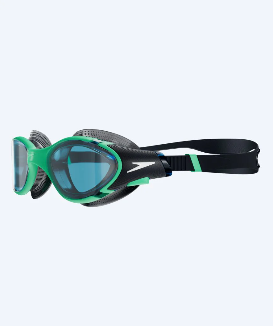 Speedo okulary do pływania treningowe - Biofuse 2.0 - Czarne/niebieskie - Image 2