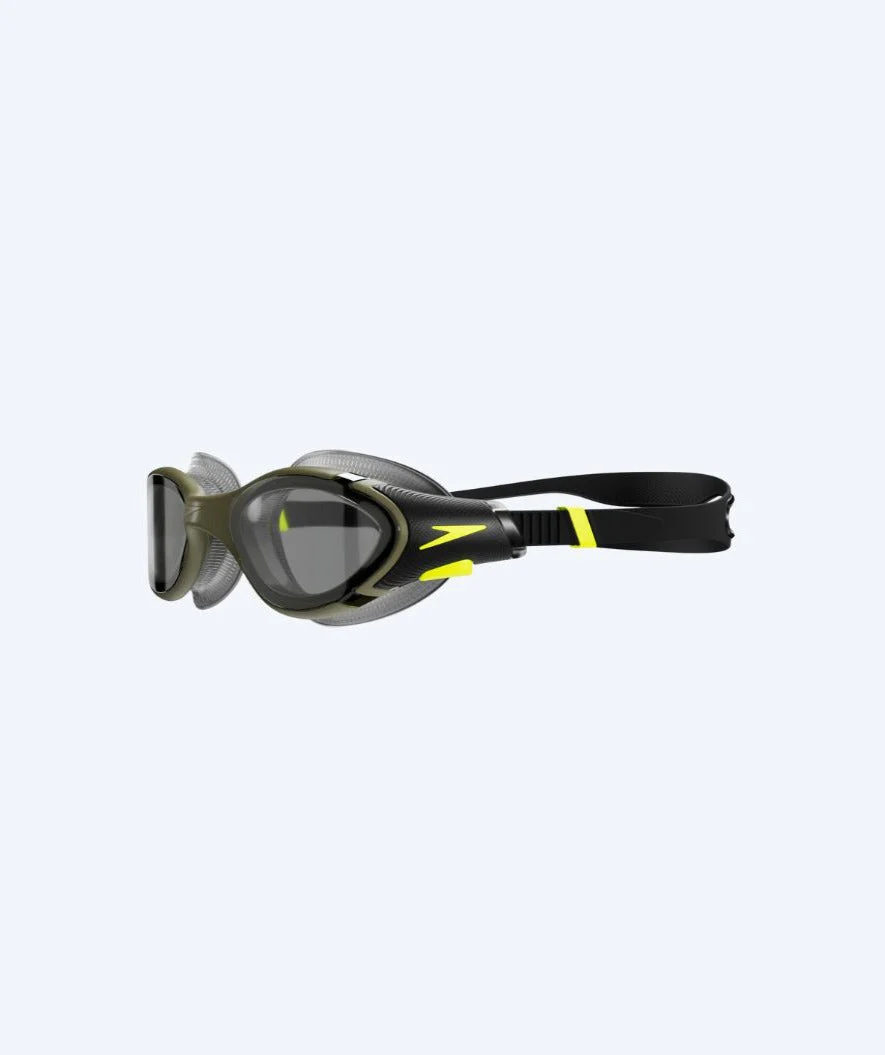 Speedo okulary do pływania treningowe - Biofuse 2.0 - Czarne/zielone - Image 2