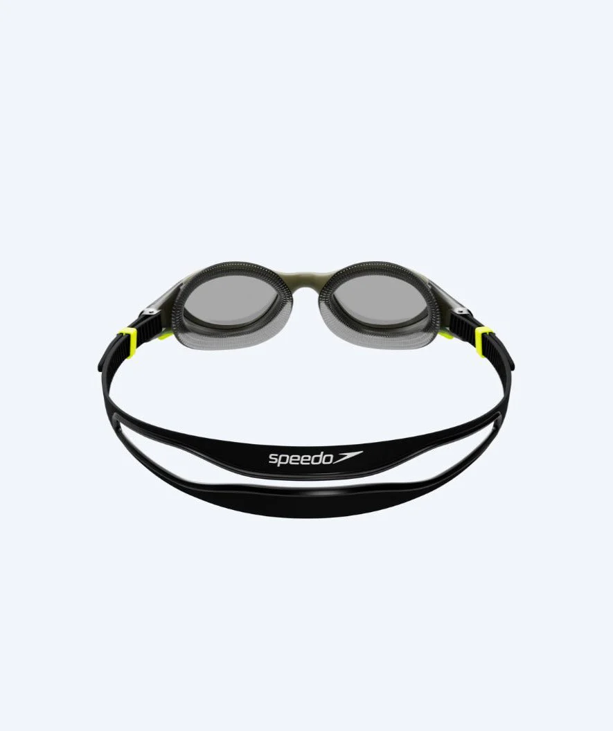 Speedo okulary do pływania treningowe - Biofuse 2.0 - Czarne/zielone - Image 3