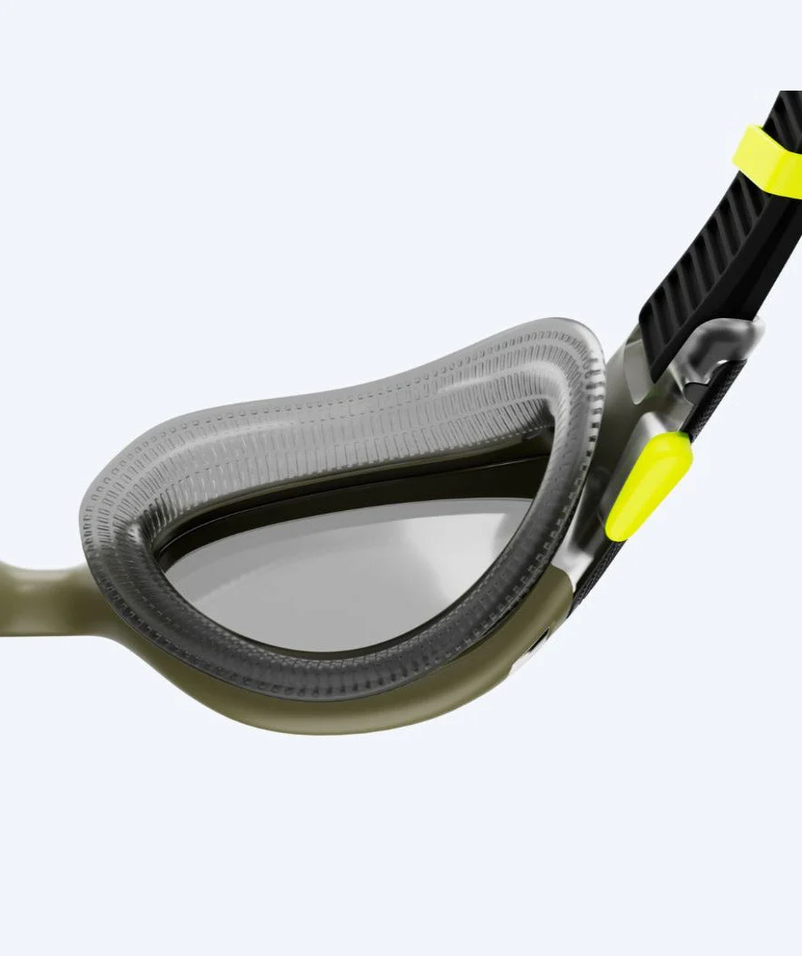 Speedo okulary do pływania treningowe - Biofuse 2.0 - Czarne/zielone - Image 4