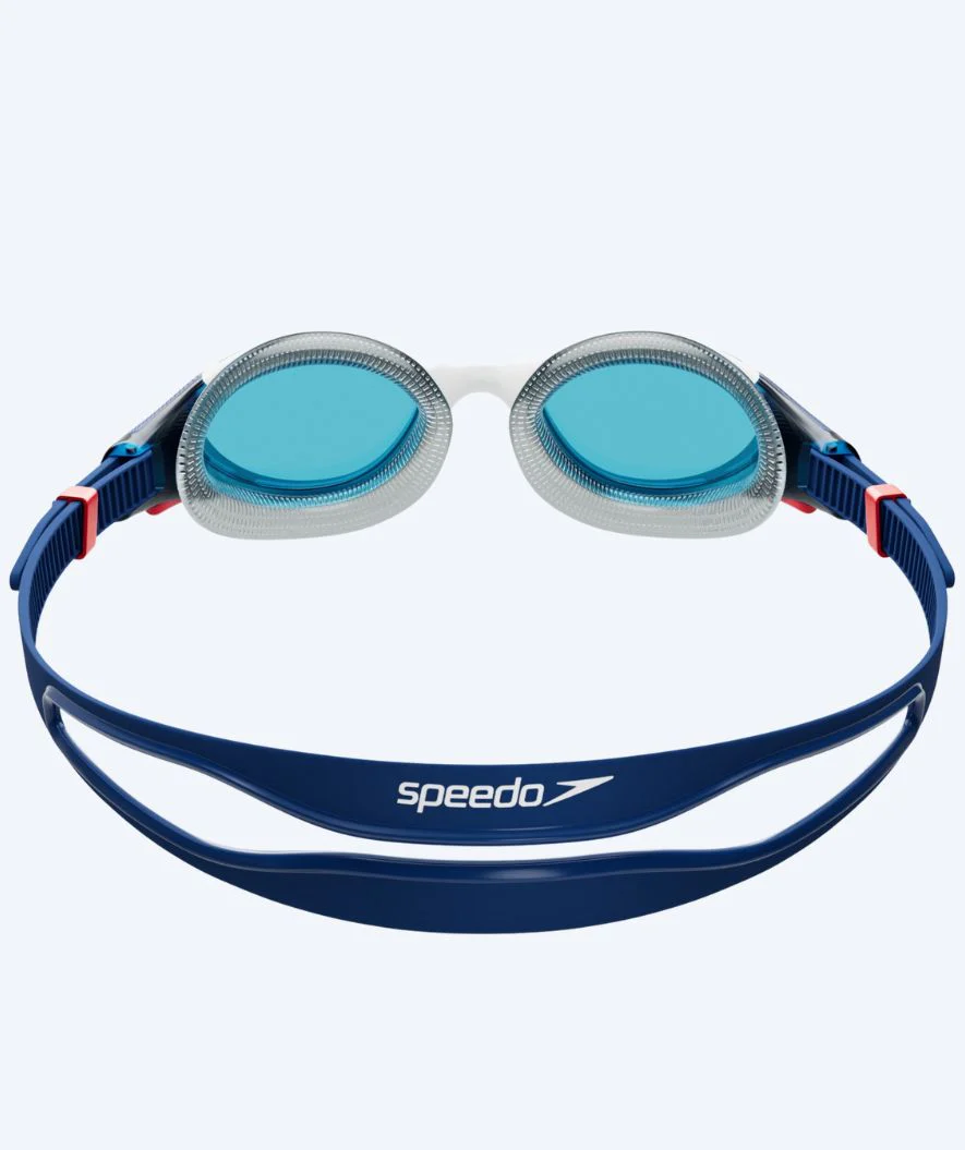 Speedo okulary do pływania treningowe - Biofuse 2.0 - Niebieskie (lustrzane szkła) - Image 2
