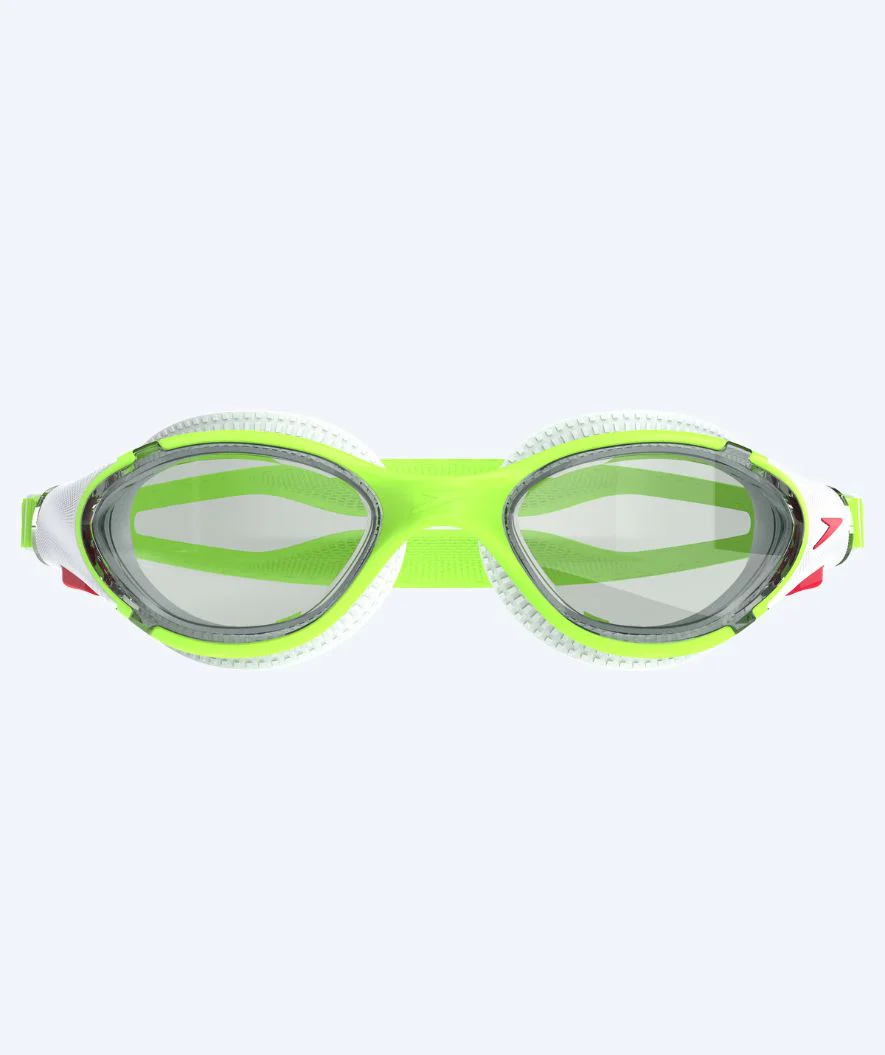 Speedo okulary do pływania treningowe - Biofuse 2.0 - Zielone/srebrne - Image 6
