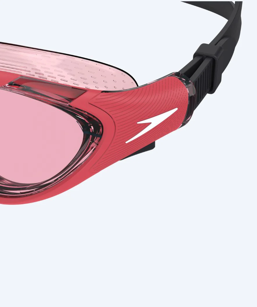 Speedo okulary do pływania treningowe damskie - Biofuse 2.0 - Czerwone/różowe - Image 5