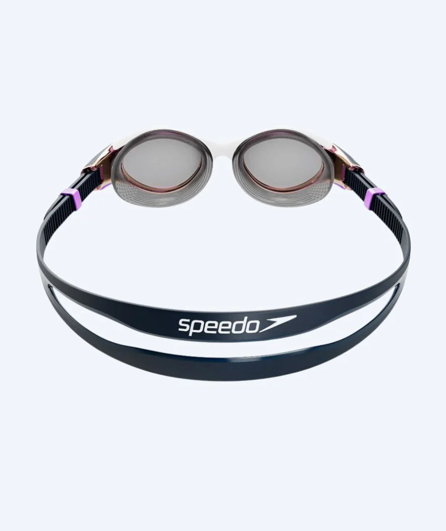 Speedo okulary do pływania treningowe damskie - Biofuse 2.0 Mirror - Ciemnoniebieskie/fioletowe - Image 2